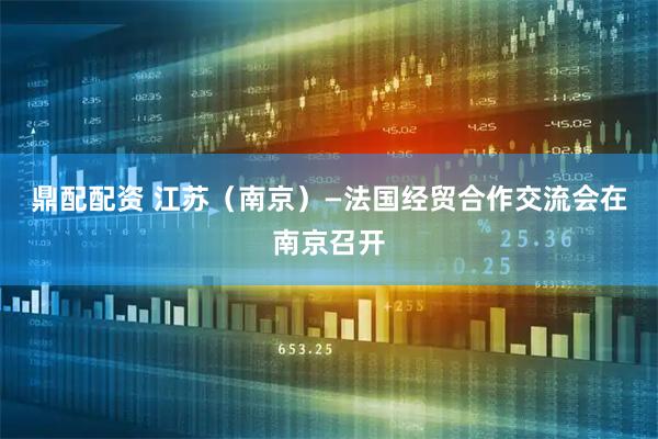 鼎配配资 江苏（南京）—法国经贸合作交流会在南京召开
